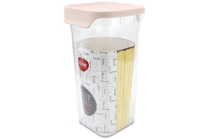 POTE QUADRADO PLASTICO 1400ML REF-CK3136