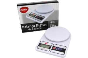 BALANCA DE COZINHA DIGITAL DE PLASTICO 10KG REF-CK1253