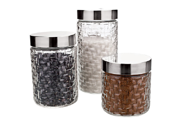 CONJUNTO DE POTES VIDRO REF-VDR2140-3