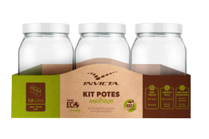 KIT POTE LISO 1,3L ECO BRANCO REF-101997190107