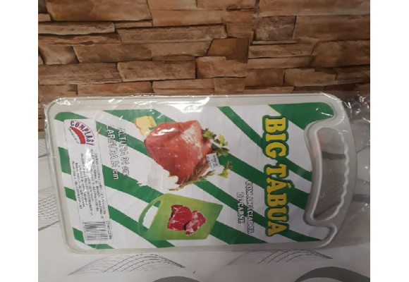 BIG TABUA DE CARNE 35 CM X 25 CM LUMAR PLASTICO REF-02