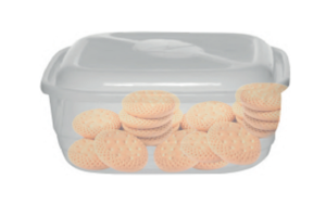 ORGANIZADOR QUADRADO 3,5L TRANSPARENTE REF-6855