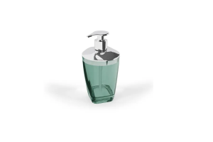 PORTA SABONETE LIQUIDO PREMIUM VERDE AGUA METALIZADO REF-UZ528VAMT