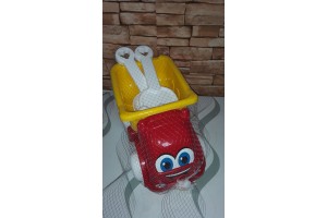 CAMINHAO CAÇAMBA C/ ACESS VERMELHO REF-62601