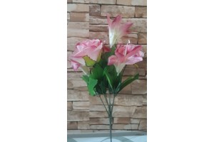 B. ROSA LIRIO X7 ROSA 36CM REF-42280003