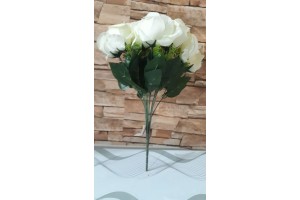 B. ROSA CETIM X12 CREME 32CM REF-42222001