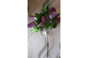 B. COPO DE LEITE CRAQUEADO X7 LAVANDA 35CM REF-09027006