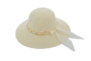 CHAPEU FEMININO COM LAÇO E CORRENTE REF-WZ-01