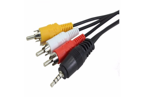 CABO PLUG P2 P3 X 3 RCA 2 MT TV LG PHILIPS SAMSUNG E OUTRAS