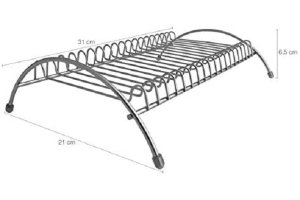 SUPORTE DE PRATOS P/18 PRATOS REF-1434