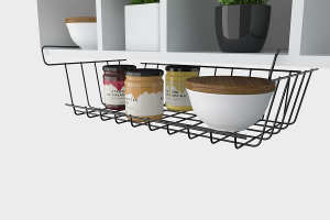 SUPORTE ARAMADO PARA PARTILEIRA BLACK REF-1420BL