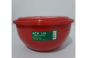 BACIA REDONDA COM TAMPA REF-7456