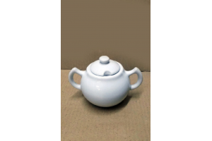 AÇUCAREIRO BOLA 335ML BRANCO PORCELANA REF-1121