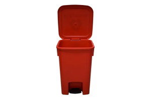LIXEIRA PEDAL 15 LTS VERMELHA REF-826
