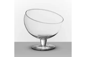 TACA BOCA TORTA MEDIA 600ML 13X14 ESPECIAL REF-930