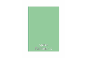 AGENDA COSTURADA VERDE SERENO MIOLO PERMANENTE REF-5695
