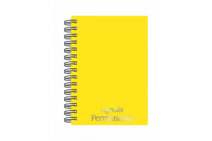AGENDA WIRE-O AMARELO VERAO MIOLO PERMANENTE REF-5674