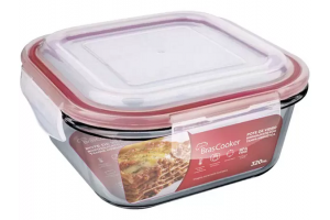POTE HERMETRICO QUADRADO 320ML REF-0100