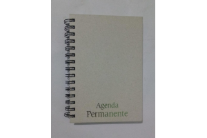 AGENDA WIRE-O RECICLADA MIOLO PERMANENTE REF-4863