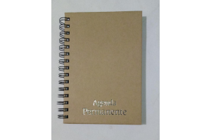 AGENDA WIRE-O KRAFT MIOLO PERMANENTE REF-5677