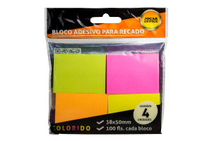 BLOCO ADESIVO P/RECADO RF-91115 DA LEONORA
