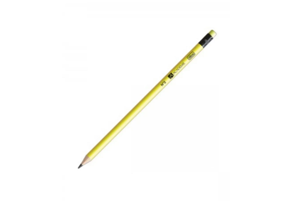 LAPIS NEON WALEU Nº2 HB COM BORRACHA REF-10310019