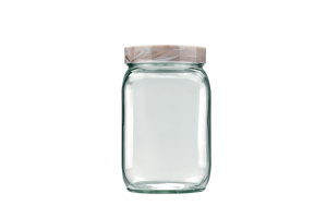 POTE QUADRADO 0,75L MIX BRANCO CARRARA/MARROM JASPER REF-101528552046