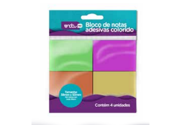 BLOCOS DE NOTA COLORIDO REF-4211059