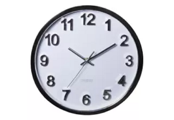RELOGIO DE PAREDE REDONDO 30,5CM REF-12165A