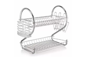 ESCOREDOR DE LOUCAS DUPLO COM PORTA TALHERE COPOS REF-CA09519