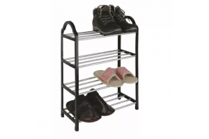 SAPATEIRA DE 4 ANDARES EM PALSTICO PVC E FERRO REF-CA08118