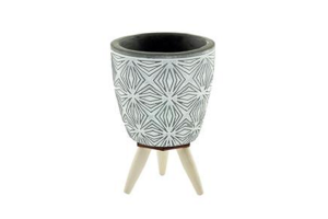 VASO CERAMICA 10,5X7,5X7,5CM REF-CK5056