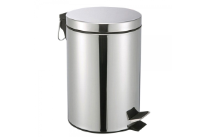 LIXEIRA COM PEDAL INOX 3L REF-CK649