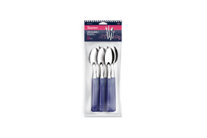 COLHER DE MESA SATURNO SACO 6 PÇS AZUL