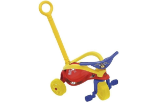 TRICICLO MICKEY COM EMPURRADOR REF-1978.7