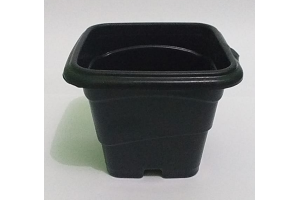 VASO 1 LT QUADRADO PRETO REF-264