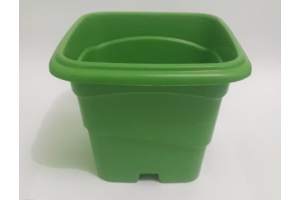 VASO 6LTS QUADRADO VERDE REF-261