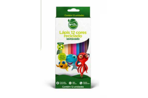 LAPIS 12CORES RECICLADO SEXTAVAD REF-1111049