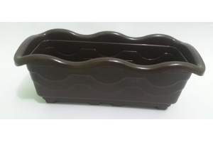 VASO ONDAS RET. 1,8LTS 12,5X26,5X105CM MARRON REF-39020