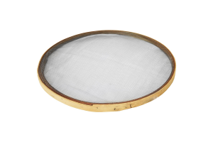 PENEIRA DE FUBA 25CM MADEIRA