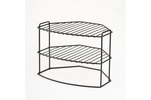 ORGANIZADOR PARA LOUÇAS PREMIUM BLACK 32CM X23,5 X23CM REF-1436BL