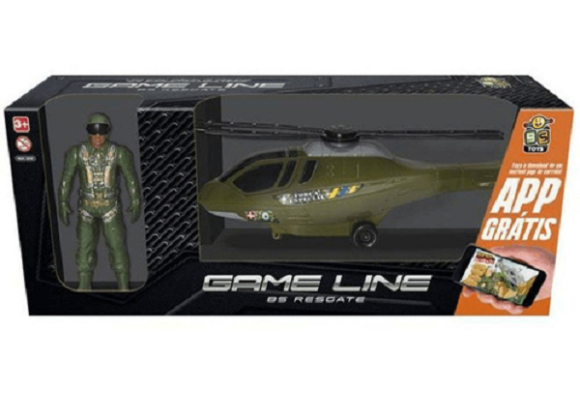 HELICOPTERO RESGATE C/BONECO NA CAIXA REF-323