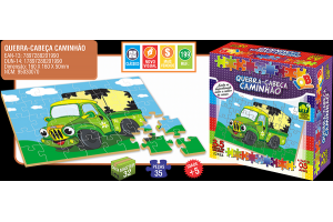 QUEBRA CABEÇA CAMINHAO 35 PEÇAS REF-199
