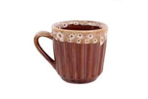 CANECA CANELADA BORDA 150ML REF-127