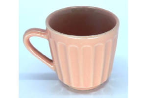 CANECA CANELADA ROSA 150ML REF-123