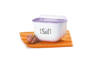 SALEIRO LUXO C/ ADESIVO FLOR/SAL REF-067/F