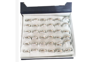 ALIANÇA AÇO INOXIDAVEL PRATEADO