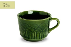 XICARA CHA RELEVO VERDE REF-50