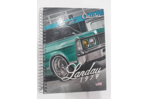 CADERNO 12X1 CLASSIC CAR 240 FLS
