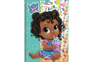 CADERNO 1/4 COSTURADO BABY ALIVE